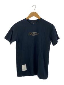 A Elegantes SAPEur◆Tシャツ/S/コットン/BLK