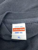 United Athle◆Tシャツ/XL/コットン/BLK_画像3