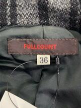 FULL COUNT◆ダッフルコート/36/ウール/GRY/チェック_画像3