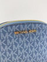 MICHAEL KORS◆ポーチ/PVC/BLU/総柄/35R3GTVM6V_画像5