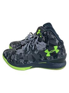 UNDER ARMOUR◆ハイカットスニーカー/26.5cm/GRY/1269277－040