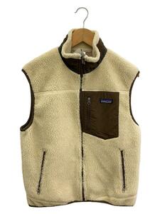 patagonia◆フリースベスト/M/ポリエステル/CRM/23046F9