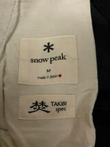 snow peak◆ボトム/M/コットン/BLK/無地/PA-22SU401_画像4