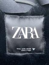 ZARA◆ダウンジャケット/S/ポリエステル/BLK/無地/1255/707/800_画像3