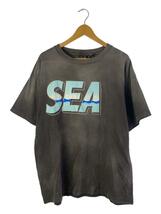 SAINT MICHAEL◆Tシャツ/XL/コットン/GRY/プリント/sm-a21-0000-062_画像1