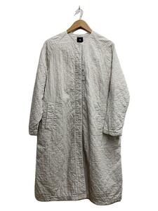 maison de soil◆QUILTED ORGANIC COTTON BIG CHECK/コート/1/コットン/CRM/無地