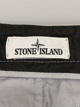 STONE ISLAND◆カーゴパンツ/-/コットン/GRY/無地/751531410_画像4