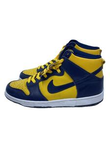 NIKE◆90s/VINTAGE/DUNK HIGH LE/ダンクハイ/イエロー/630335-071/27.5cm/YLW