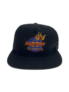 Supreme◆17AW/Fire 5-Panel/キャップ/FREE/ブラック