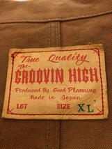 The GROOVIN HIGH◆ジャケット/XL/コットン/BRW/無地_画像3
