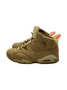 NIKE◆AIR JORDAN 6 RETRO_エアジョーダン 6 レトロ/25.5cm/KHK