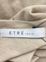 ETRE TOKYO◆20SS/ツイストネックTee/Tシャツ/FREE/コットン/CRM/無地/1220212107-1_画像3