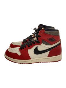 NIKE◆AIR JORDAN 1 RETRO HIGH OG_エアジョーダン 1 レトロ ハイ OG/26.5cm/RED