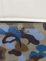 FURLA◆長財布/PVC/マルチカラー/カモフラ/レディース_画像3