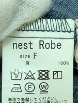 nest Robe◆カシュクール/長袖ワンピース/FREE/リネン/BLU/01191-1058/無地_画像4