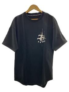 CVTVLIST◆Tシャツ/1/コットン/BLK/プリント/2301070301