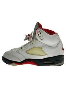 NIKE◆AIR JORDAN 5 RETRO/エアジョーダン 5 レトロ/ホワイト/DA1911-102/27.5cm/WH