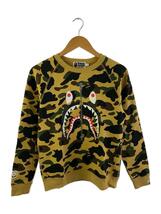 A BATHING APE◆スウェット/XS/コットン/CML/総柄_画像1