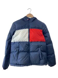 TOMMY HILFIGER◆ダウンジャケット/M/ポリエステル/NVY/0215467/トミーヒルフィガー/ネイビー