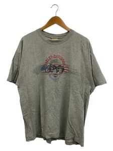 HARLEY DAVIDSON◆2003年/両面プリント/Tシャツ/XL/コットン/GRY