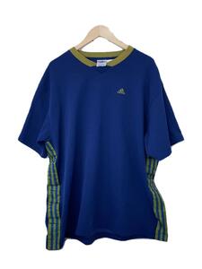 adidas◆万国旗/90S/ゲームシャツ/XL/コットン/NVY