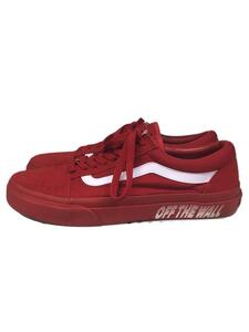 VANS◆ローカットスニーカー/28cm/RED/キャンバス