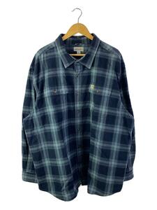 Carhartt◆長袖シャツ/-/コットン/NVY/チェック/104451