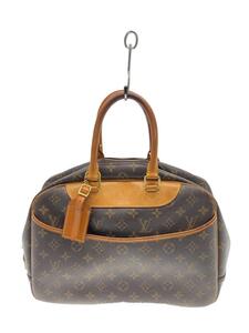 LOUIS VUITTON◆2)ボーリング・ヴァニティ(ドーヴィル)_モノグラム・キャンバス_BRW/PVC/BRW