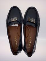 COACH◆ローファー/US6/BLK/レザー/CC637_画像3