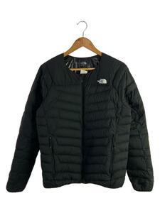 THE NORTH FACE◆THUNDER ROUNDNECK JACKET_サンダーラウンドネックジャケット/L/ナイロン/BLK