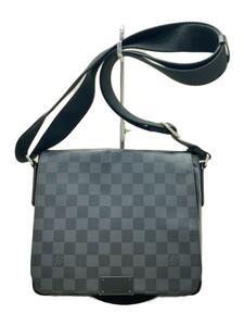 LOUIS VUITTON◆1)ディストリクトPM_ダミエ・グラフィット_BLK/PVC/BLK