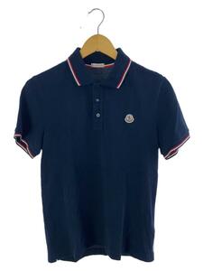 MONCLER◆MAGLIA POLO MANICA CORTA/ポロシャツ/S/コットン/NVY/B20918305500