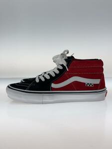 VANS◆ローカットスニーカー/27.5cm/ブラック/レッド/Skate Grosso Mid