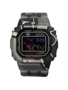 CASIO◆クォーツ腕時計_G-SHOCK/デジタル/ラバー/GRY/GRY/プラスチック