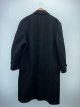 COMME des GARCONS HOMME◆チェスターコート/M/ウール/BLK/無地/HC-0700N/AD1998_画像2