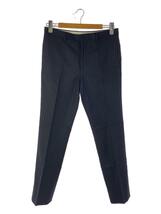 WACKO MARIA◆REGULAR FIT WOOL TROUSERS/TYPE-1/S/ウール/BLK/ストライプ_画像1