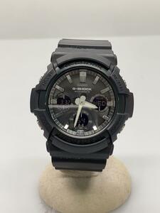 CASIO◆ソーラー腕時計・G-SHOCK/デジアナ/BLK