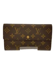 LOUIS VUITTON◆2)ポシェット・ポルト・モネ・クレディ_モノグラム・キャンバス_BRW/PVC/BRW/レディース