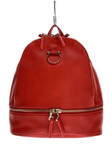 PAUL&JOE SISTER* rucksack / leather /RED/ plain 