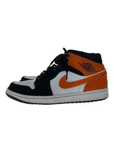 NIKE◆AIR JORDAN 1 MID/エアジョーダン1ミッド/ブラック/554724-058/27cm