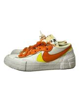 NIKE◆BLAZER LOW/SACAI_ブレーザー ロー サカイ/26.5cm/WHT/レザー_画像1