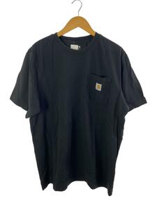 Carhartt◆Tシャツ/L/コットン/BLK/無地