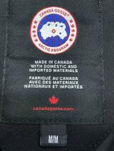 CANADA GOOSE◆カナダグース/ダウンジャケット/M/ポリエステル/BLK/無地/4550M_画像3