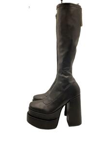 STEVE MADDEN◆ロングブーツ/US6.5/BLK