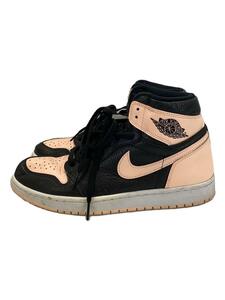 NIKE◆AIR JORDAN 1 RETRO HIGH OG/エアジョーダン1レトロハイ/ブラック/27cm/BLK