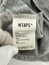 WTAPS◆Tシャツ/L/コットン/GRY/181ATDT-CSM06_画像4