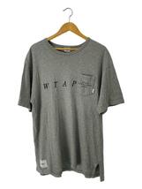 WTAPS◆Tシャツ/L/コットン/GRY/181ATDT-CSM06_画像1