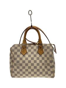 Louis Vuitton ◆ Speedy 25_ Damier Azul _WHT/PVC/WHT