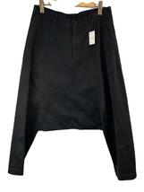 COMME des GARCONS HOMME PLUS◆サルエルパンツ/M/コットン/BLK/PE-P034_画像1