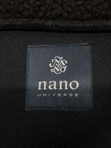 nano universe◆フリースジャケット/M/ポリエステル/BLK/672-9212013_画像3